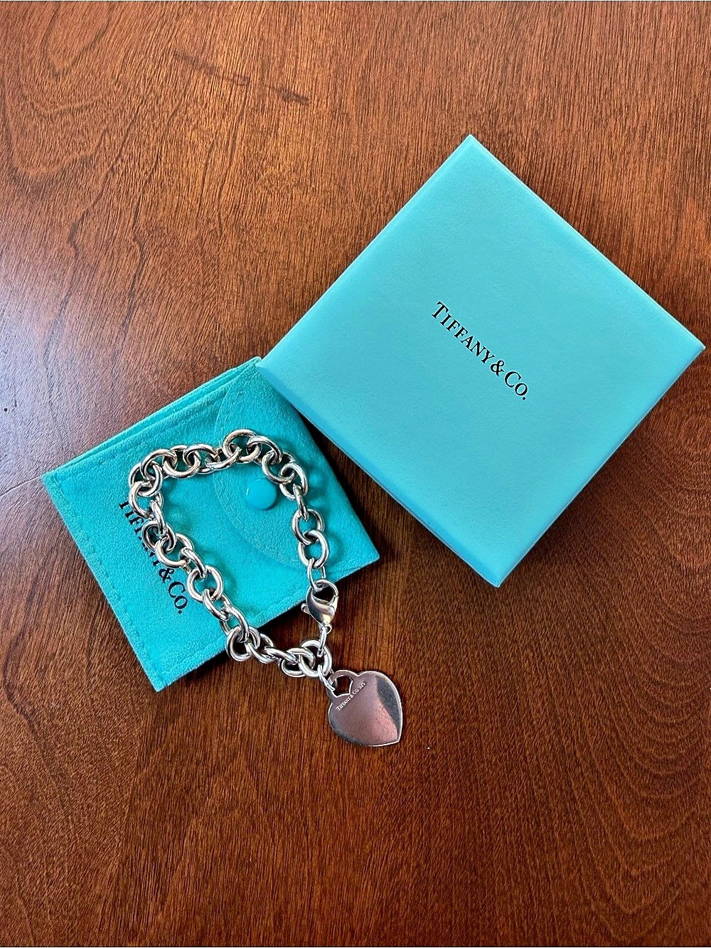 Tiffany & Co. Return to Tiffany Heart Tag Charm Bracelet